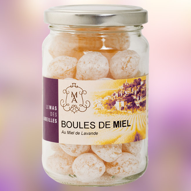 Boules de miel de lavande