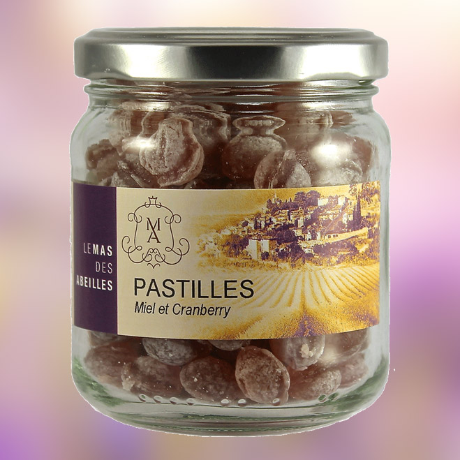 Pastilles miel crandberry